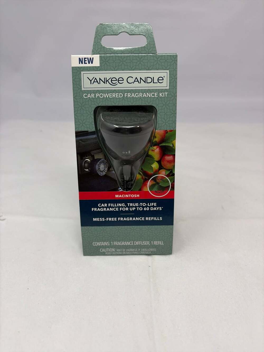 Yankee Candle Macintosh Car Powered Fragrance Diffuser Starter Kit